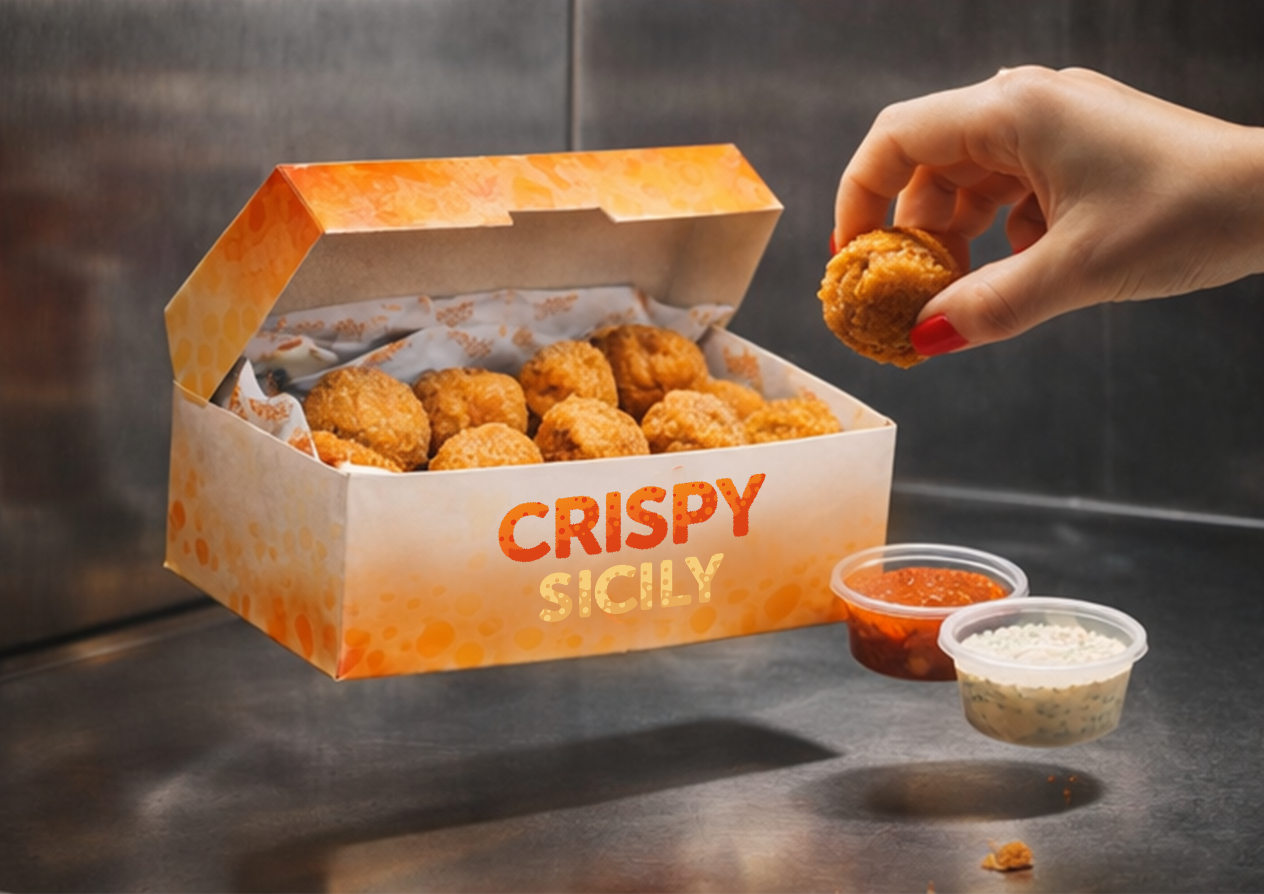 Crispy Sicily — Arancini Box